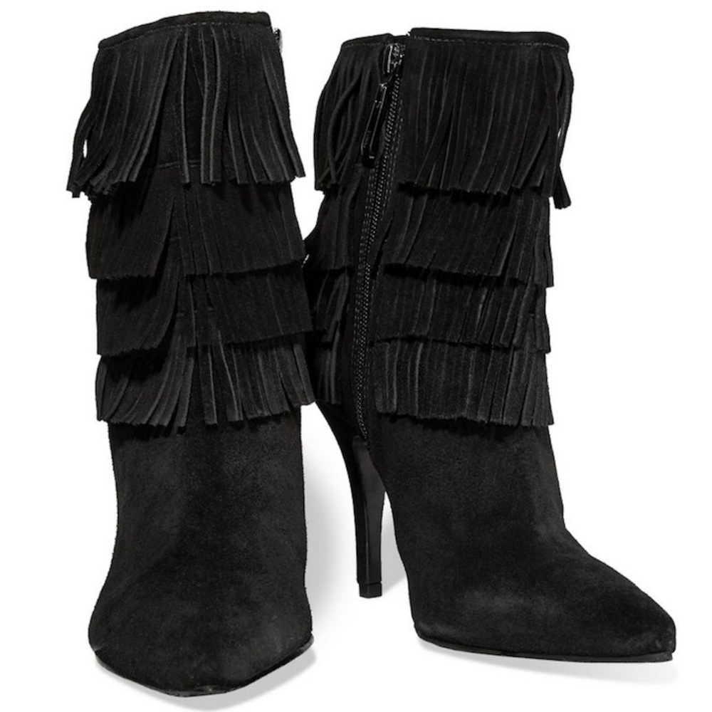 NEW Schutz Kassia Fringe Ankle Boot
